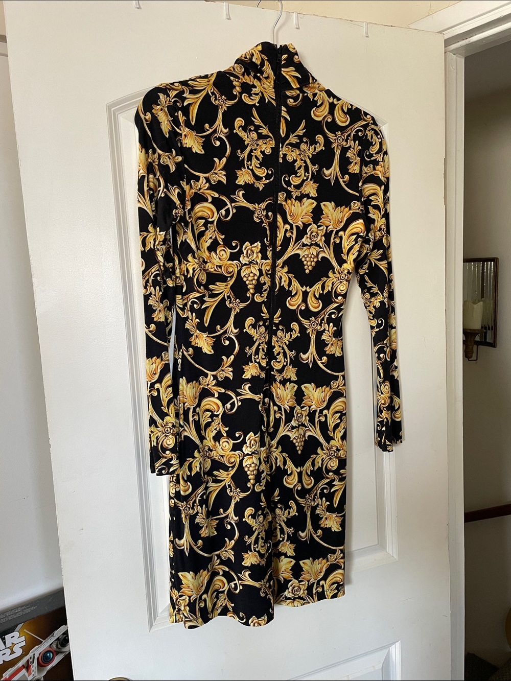NWOT Alice + Olivia Baroque Long Sleeve Dress - Picture 3 of 7